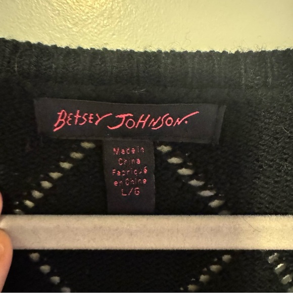 Betsey Johnson - Elegant Black Knit Dress - Picture 10 of 14